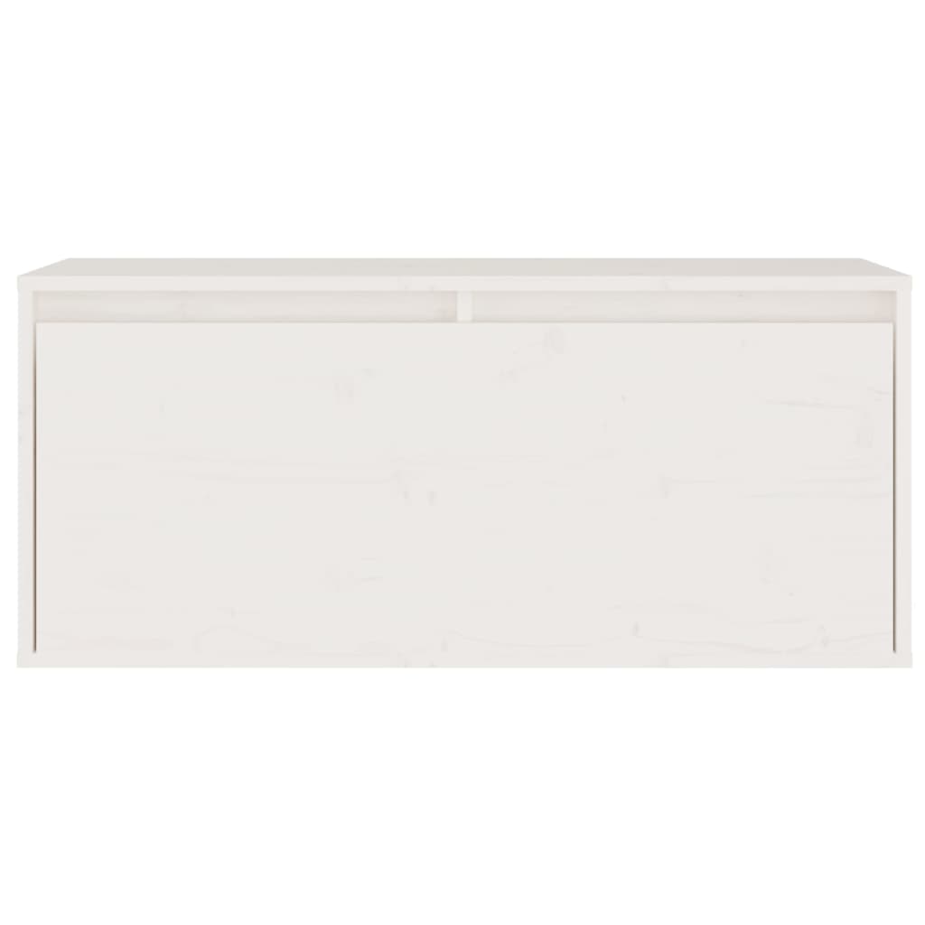 TV Cabinets 6 pcs White Solid Wood Pine - Bargainia.com - 