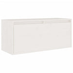TV Cabinets 6 pcs White Solid Wood Pine - Bargainia.com - 