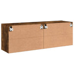 TV Cabinets Wall - mounted 2 pcs Smoked Oak 60x30x41 cm - Bargainia.com - 