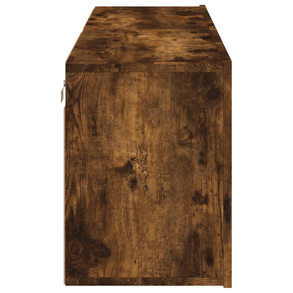TV Cabinets Wall - mounted 2 pcs Smoked Oak 60x30x41 cm - Bargainia.com - 