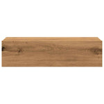 TV Cabinets with LED Lights 2 pcs Artisan Oak 60x35x15.5 cm - Bargainia.com - 