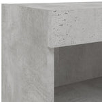 TV Cabinets with LED Lights 2 pcs Concrete Grey 80x30x30 cm - Bargainia.com - 