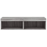 TV Cabinets with LED Lights 2 pcs Grey Sonoma 60x30x30 cm - Bargainia.com - 