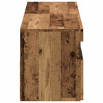 TV Cabinets with LED Lights 2 pcs Old Wood Engineered Wood - Bargainia.com - 