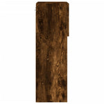 TV Cabinets with LED Lights 2 pcs Smoked Oak 40.5x30x90 cm - Bargainia.com - 