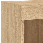 TV Cabinets with LED Lights 2 pcs Sonoma Oak 100x30x30 cm - Bargainia.com - 