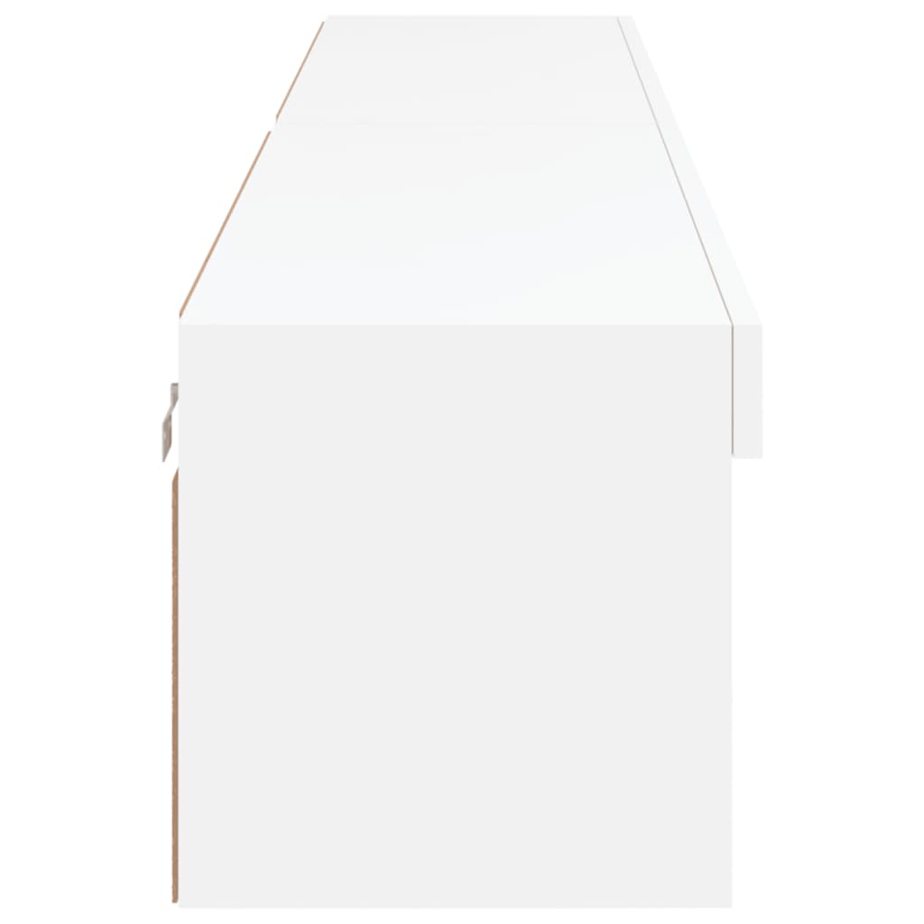 TV Cabinets with LED Lights 2 pcs White 100x30x30 cm - Bargainia.com - 