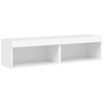 TV Cabinets with LED Lights 2 pcs White 60x30x30 cm - Bargainia.com - 