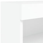 TV Cabinets with LED Lights 2 pcs White 80x30x30 cm - Bargainia.com - 