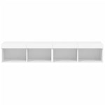 TV Cabinets with LED Lights 2 pcs White 80x30x30 cm - Bargainia.com - 