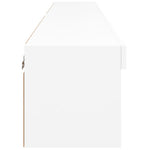 TV Cabinets with LED Lights 2 pcs White 80x30x30 cm - Bargainia.com - 