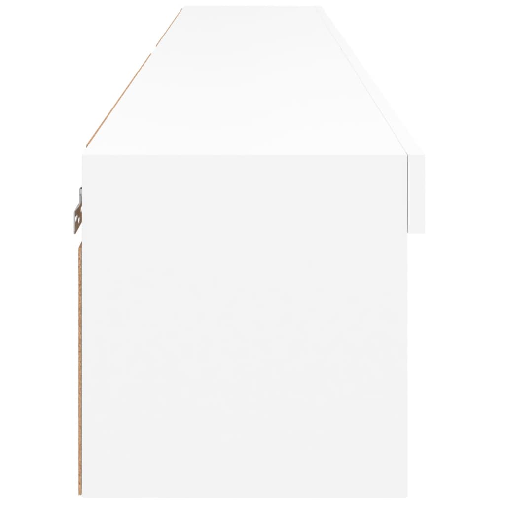 TV Cabinets with LED Lights 2 pcs White 80x30x30 cm - Bargainia.com - 