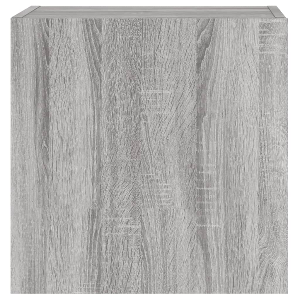 TV Wall Cabinet Grey Sonoma 40.5x30x40 cm Engineered Wood - Bargainia.com - 