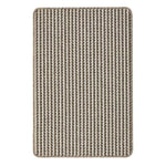 Twist Stripe Washable Mat and Runner Beige - Bargainia.com - 