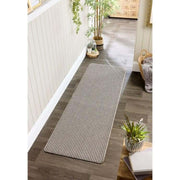 Twist Stripe Washable Mat and Runner Beige - Bargainia.com - 5026134632691 - MMSTAI_TWSTNA_050X075