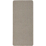 Twist Stripe Washable Mat and Runner Beige - Bargainia.com - 