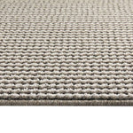 Twist Stripe Washable Mat and Runner Beige - Bargainia.com - 