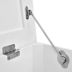 Two Piece Storage Chest Set White - Bargainia.com - 