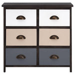 Urban Loft 6 Drawers Chest - Bargainia.com - 5018705777801