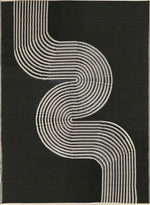 Urban Outdoor Rug Black & Beige | 1010 - Bargainia.com - 