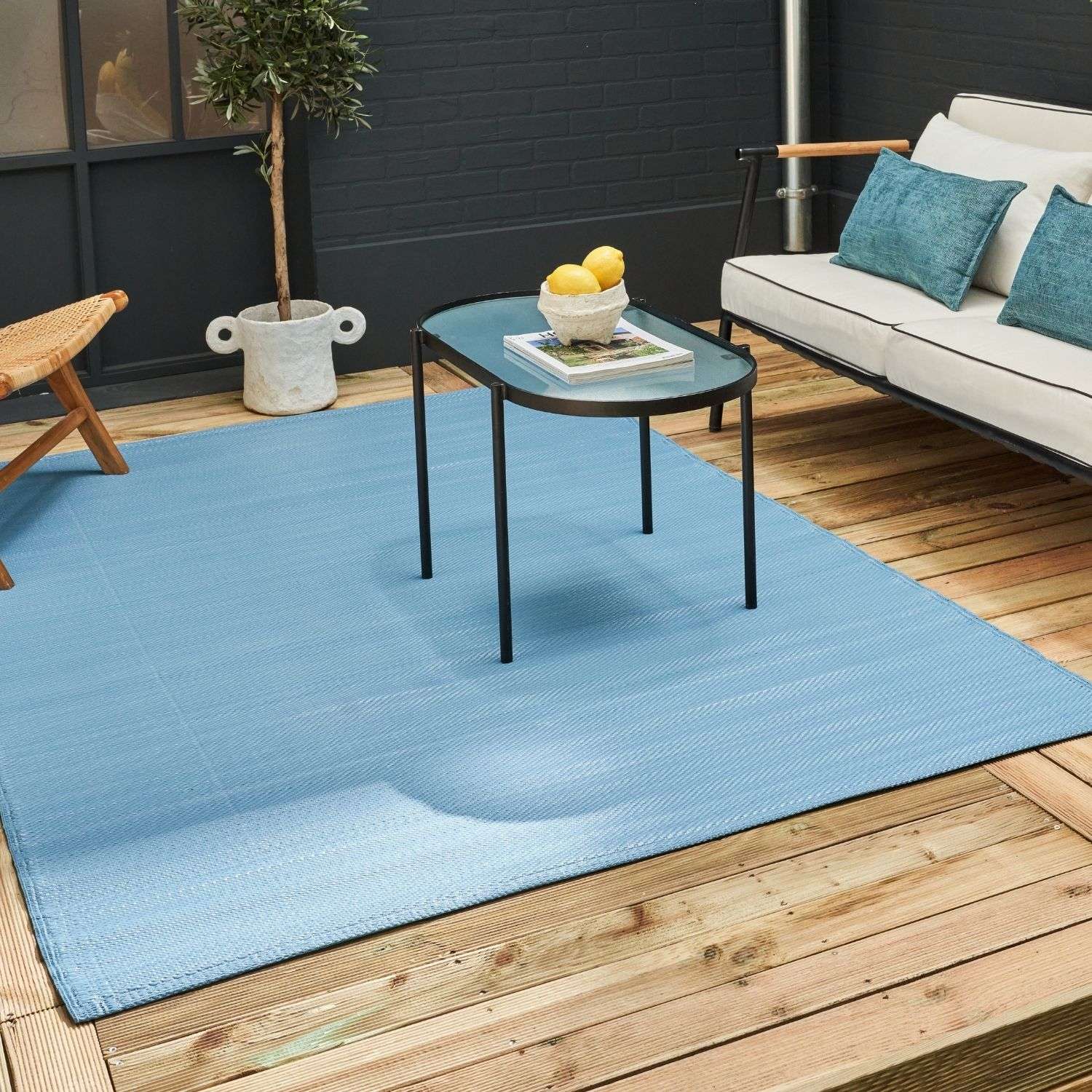 Urban Outdoor Rug Blue | 1000 - Bargainia.com - 5056584543070 - 3643