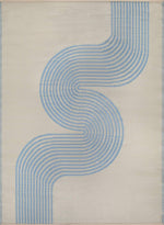 Urban Outdoor Rug Blue & Beige | 1010 - Bargainia.com - 