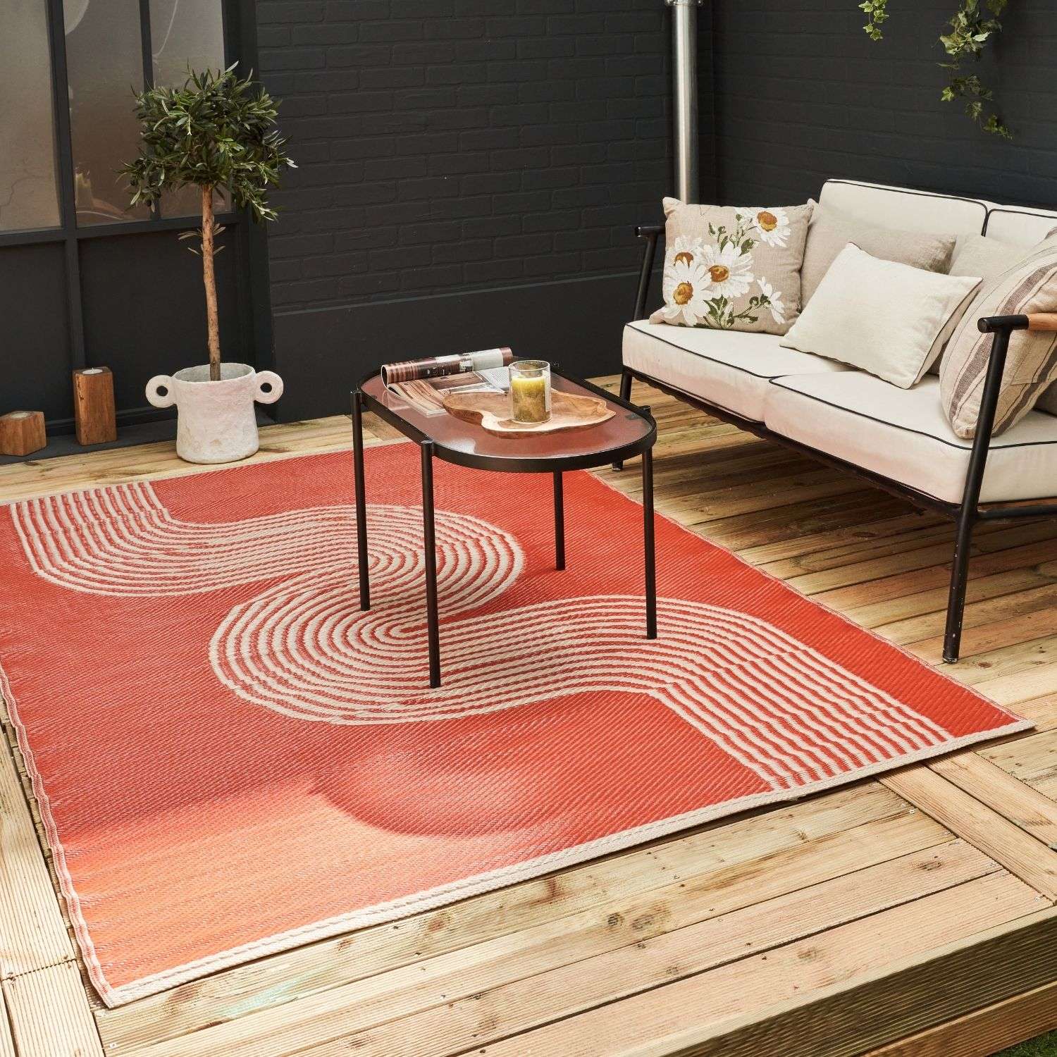 Urban Outdoor Rug Terra & Beige | 1010 - Bargainia.com - 