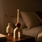 Utica Candle Holder With Cream Base - Bargainia.com - 5018705963747