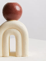 Utica Candle Holder With Cream Base - Bargainia.com - 5018705963747
