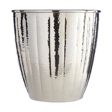 Vaco Hammered Bathroom Nickel Finish Waste Bin - Bargainia.com - 5018705407265
