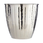 Vaco Hammered Bathroom Nickel Finish Waste Bin - Bargainia.com - 5018705407265