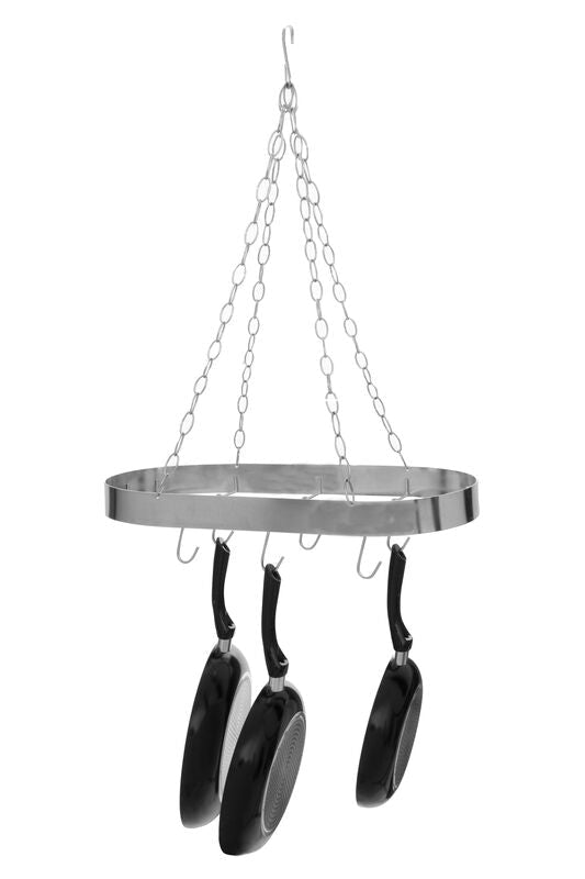 Valen Matt Chrome Oval Hanging Rack - Bargainia.com - 5018705335469