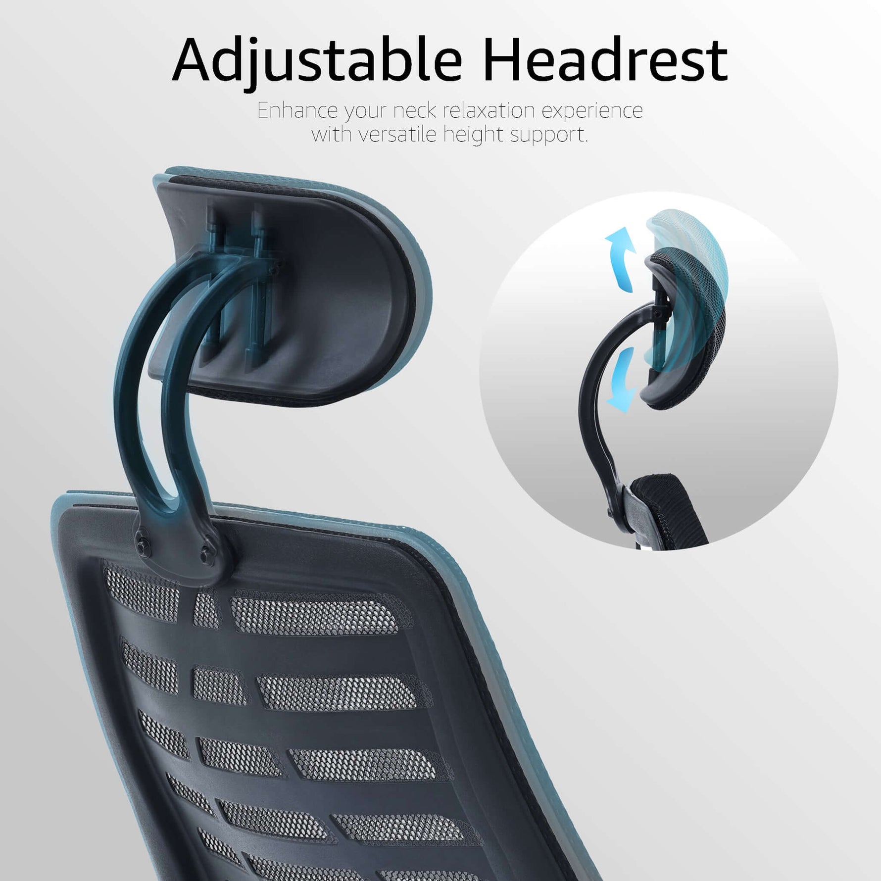 Valencia Adjustable Black Mesh Fixed Arms Ergonomic Office Chair - Bargainia.com - 5056536118851
