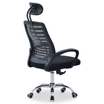 Valencia Adjustable Black Mesh Fixed Arms Ergonomic Office Chair - Bargainia.com - 5056536118851