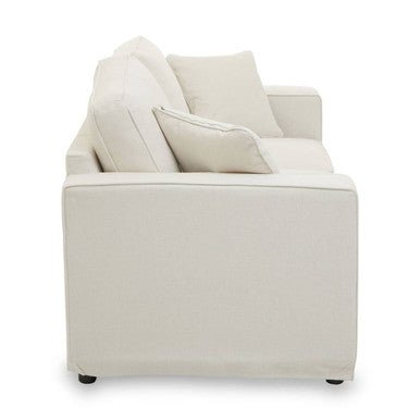 Valensole 2 Seat Cream Fabric Sofa - Bargainia.com - 