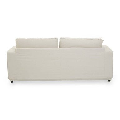 Valensole 3 Seat Cream Fabric Sofa - Bargainia.com - 