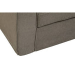 Valensole 3 Seat Grey Fabric Sofa - Bargainia.com - 