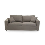 Valensole 3 Seat Grey Fabric Sofa - Bargainia.com - 
