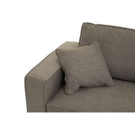 Valensole 3 Seat Grey Fabric Sofa - Bargainia.com - 