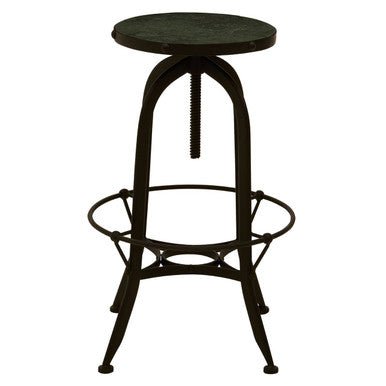 Vasco Black And Green Finish Bar Stool - Bargainia.com - 5018705448299