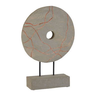 Vena Round Wooden Sculpture - Bargainia.com - 5018705451824