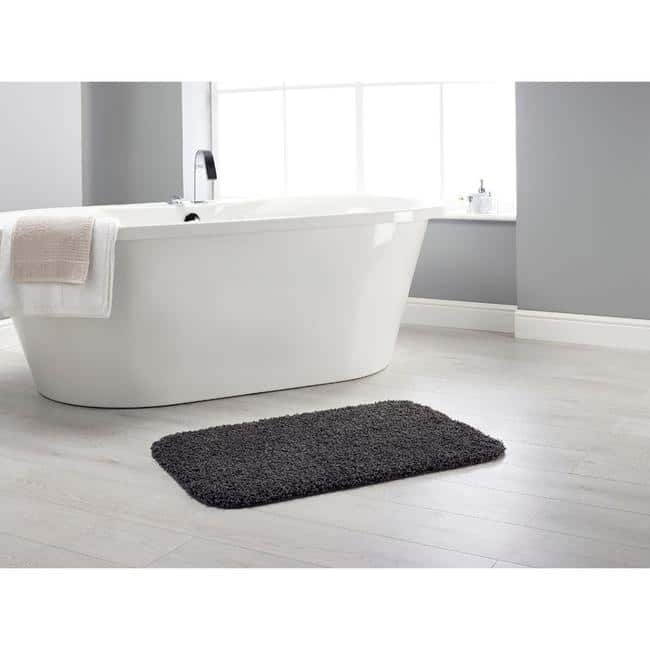 Versatile Bathroom Mats - Bargainia.com - 5026134523005 - BUBATH_CHARCL_050x130