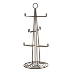 Vertex Black Nickel Finish 6 Cup Mug Tree - Bargainia.com - 5018705412023