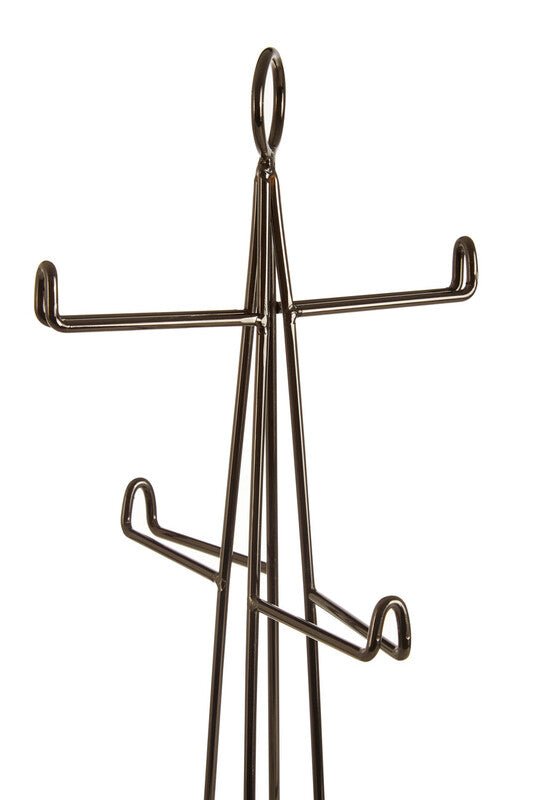 Vertex Black Nickel Finish 6 Cup Mug Tree - Bargainia.com - 5018705412023