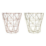 Vertex Gold Finish Tall Storage Basket - Bargainia.com - 5018705358369
