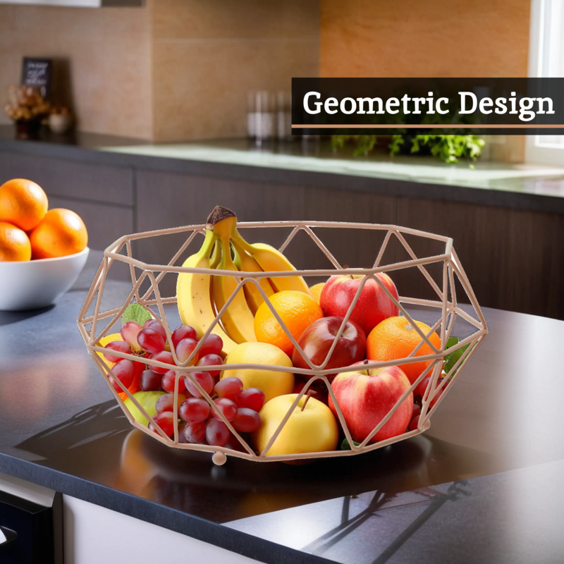 Vertex Pink Fruit Basket With Ball Feet - Bargainia.com - 5018705465180