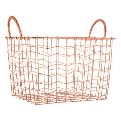 Vertex Wavy Grid Rectangular Wire Basket - Bargainia.com - 5018705456867