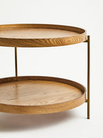 Viborg Two Tier Side Table - Bargainia.com - 5018705951751