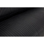 Victor 3 Seat Black Leather Sofa - Bargainia.com - 