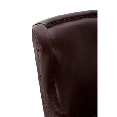 Victor Brown Leather Lounge Chair - Bargainia.com - 5018705448978